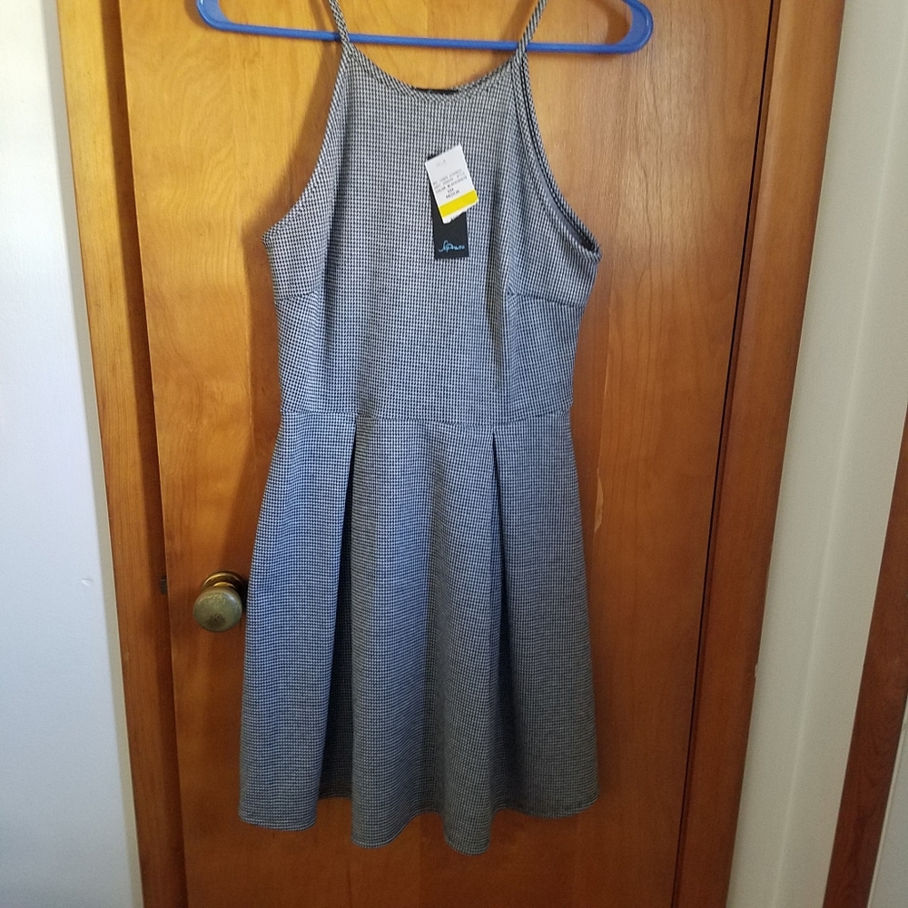 Soprano Houndstooth Scuba Dress
